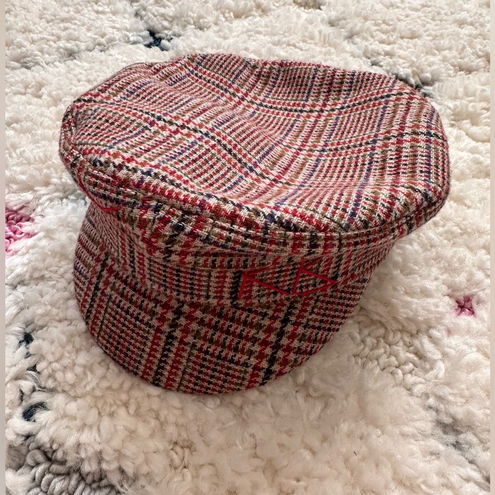 Ruslan Baginskiy houndstooth tweed hat. Great condition